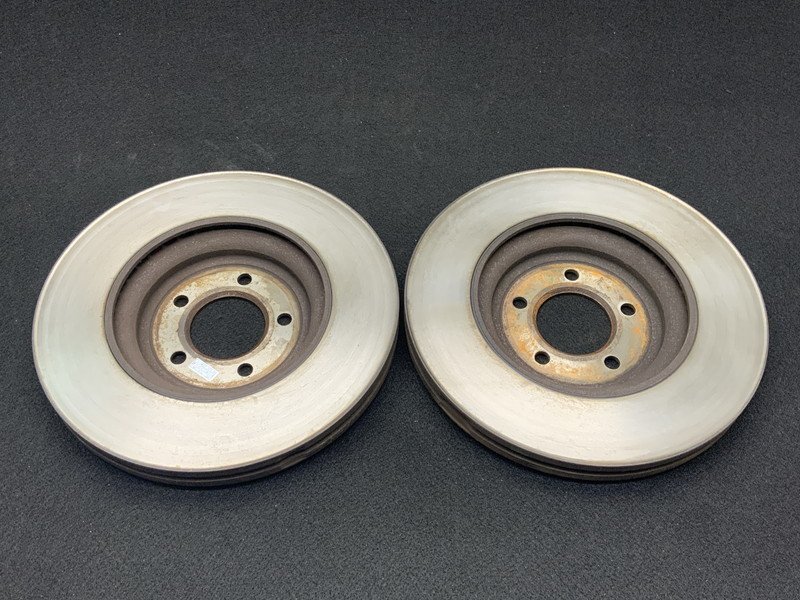 JG007 J71 Jaguar XJ latter term front brake rotor * left / right set *325mmΦ * degree so-so * * prompt decision *