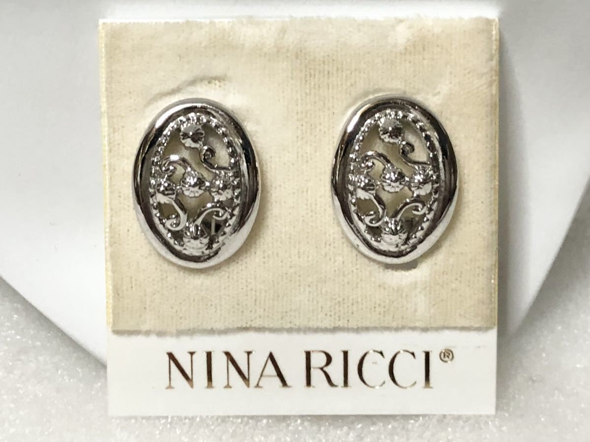  Nina Ricci earrings silver 