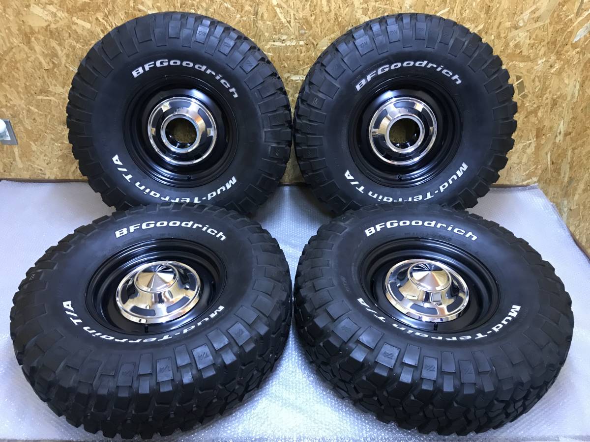 トヨタ FJ40 ランドクルーザー 輸出 純正 スチール ホイール 139.7 Goodrich 33×10.50R15 ランクル YN100 LN100 YN60 ハイラックス RN36の画像1