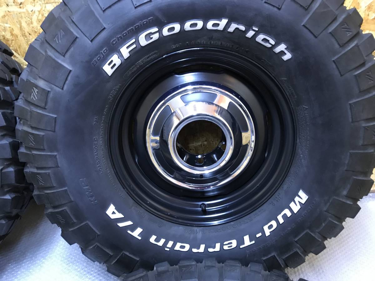  Toyota FJ40 Land Cruiser export original steel wheel 139.7 Goodrich 33×10.50R15 Land Cruiser YN100 LN100 YN60 Hilux RN36