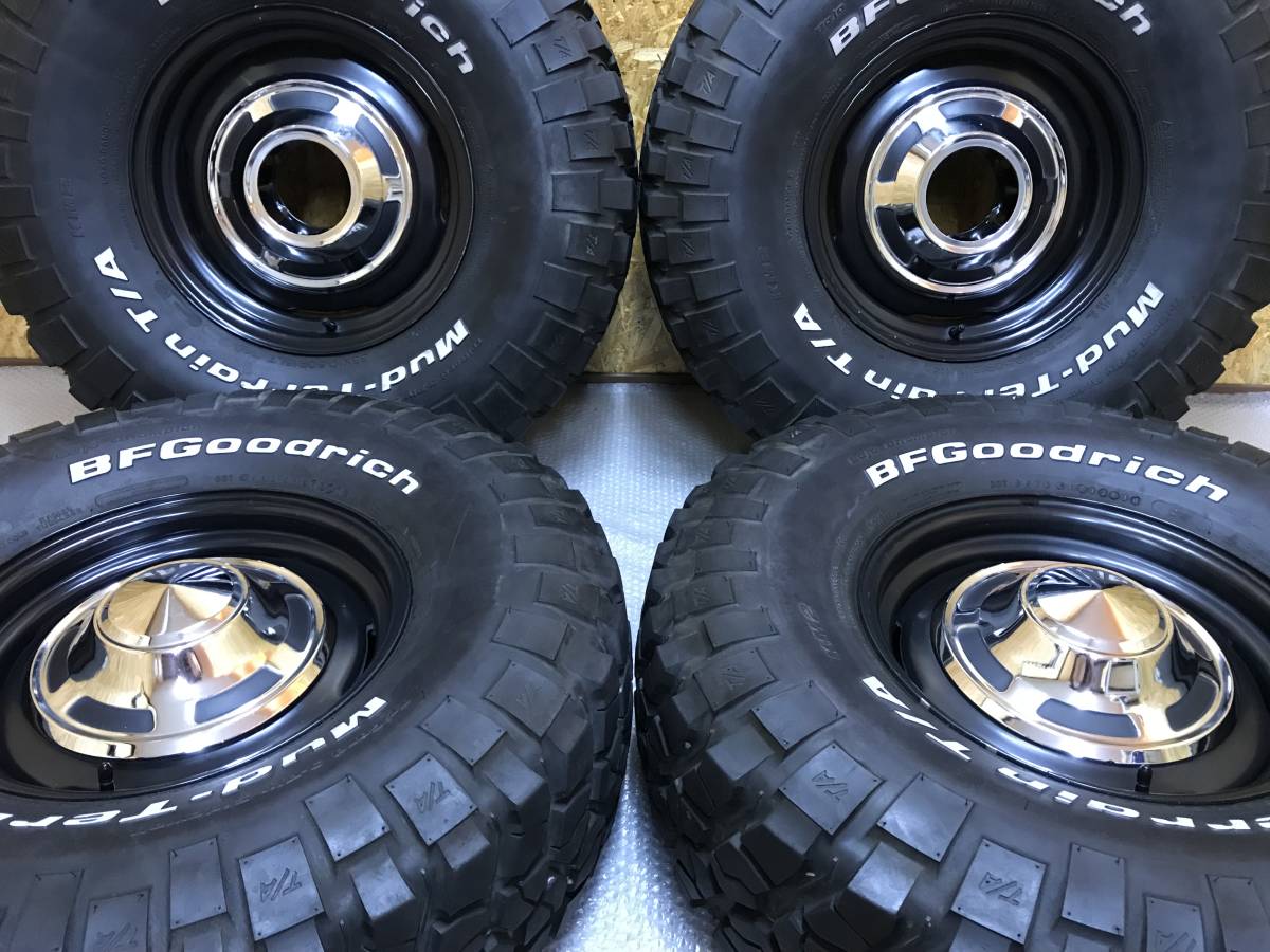  Toyota FJ40 Land Cruiser export original steel wheel 139.7 Goodrich 33×10.50R15 Land Cruiser YN100 LN100 YN60 Hilux RN36