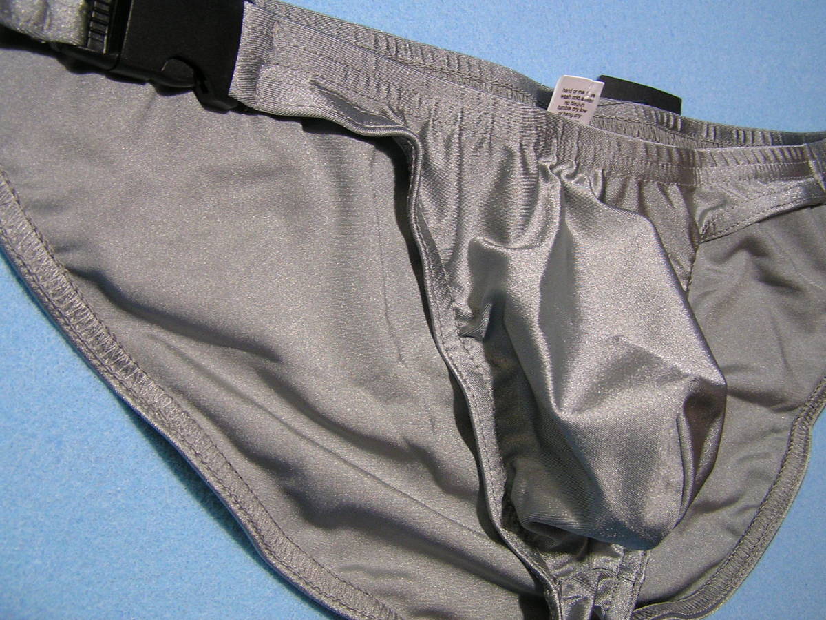 即決新品 N2N FF4 FIRE ISLAND Bikini -L- スイムブリーフ SILVER　シルバーグレイ色　 現品表記サイズ L _画像7