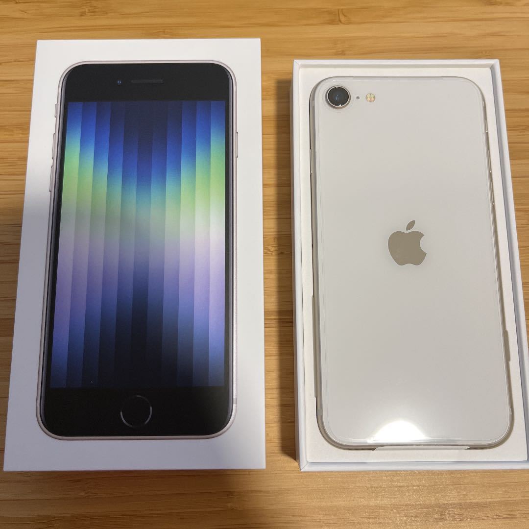 フリー ヤフオク! iPhone SE3 128GB SIMフリー 第3世代 - 新品未使用 ロックなし