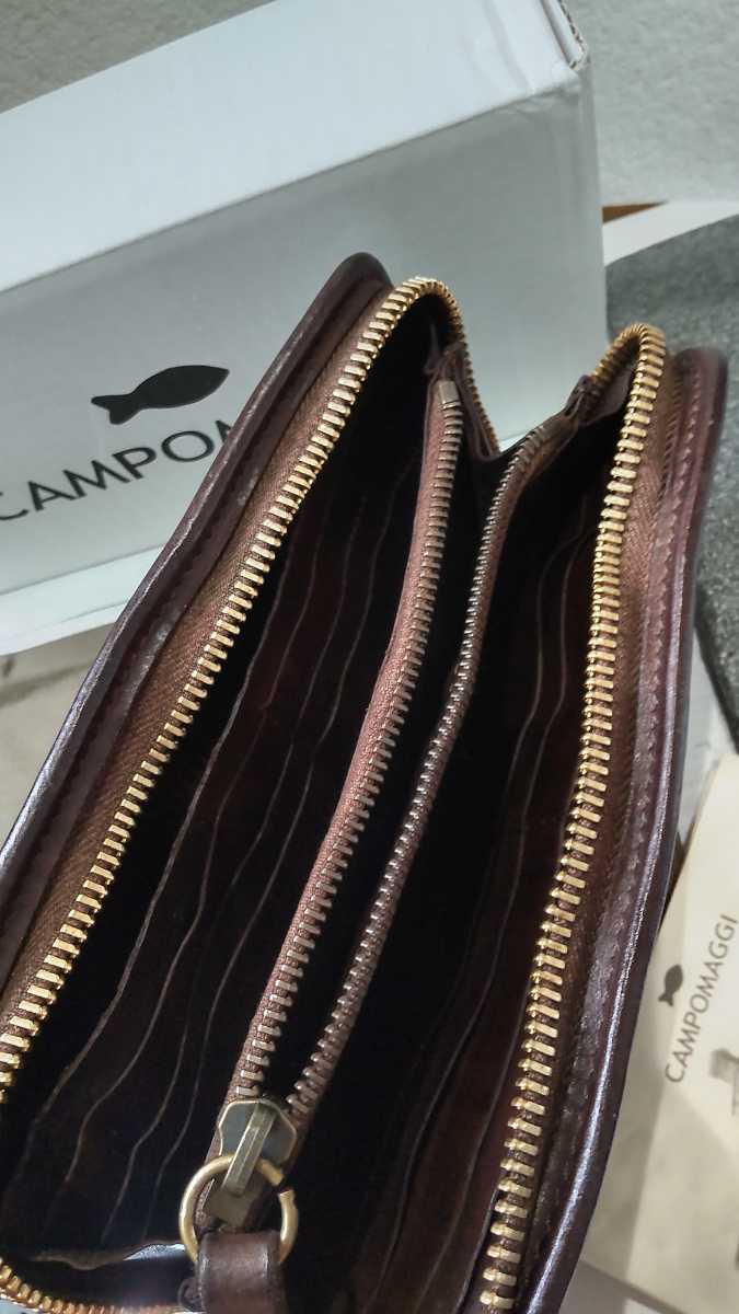 新品未使用】 CAMPOMAGGI カンポマッジ 長財布 ライトブラウン