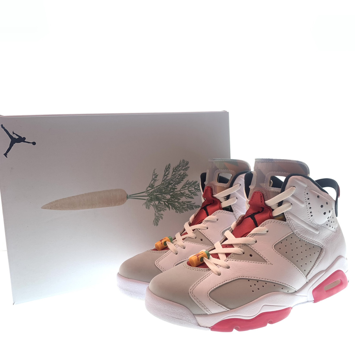 ○NIKE ナイキ AIR JORDAN 6 RETRO エアジョーダン 6 レトロ HARE ヘア