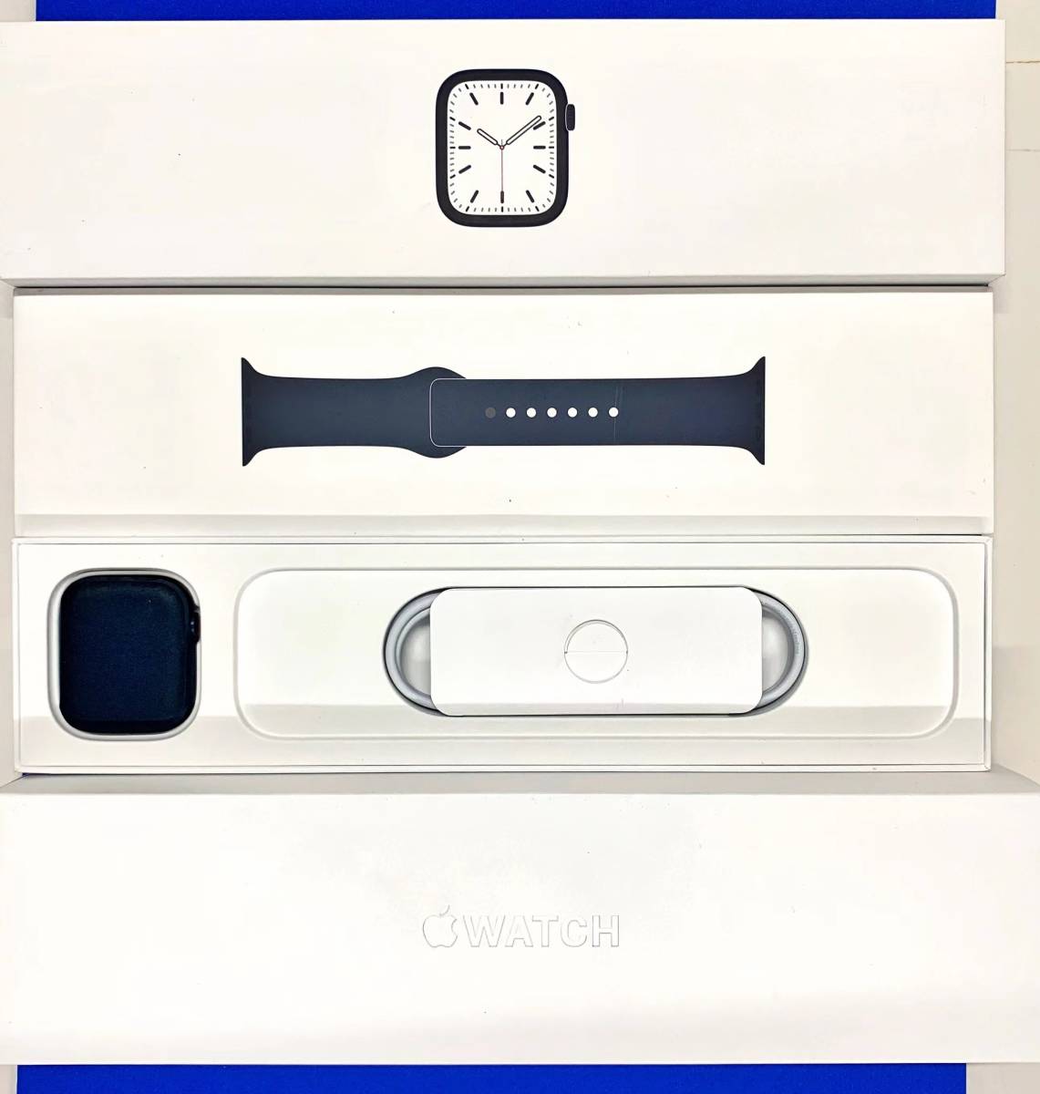 未使用」Apple Watch Series7 45mm GPS+Cellular モデル ミッドナイト