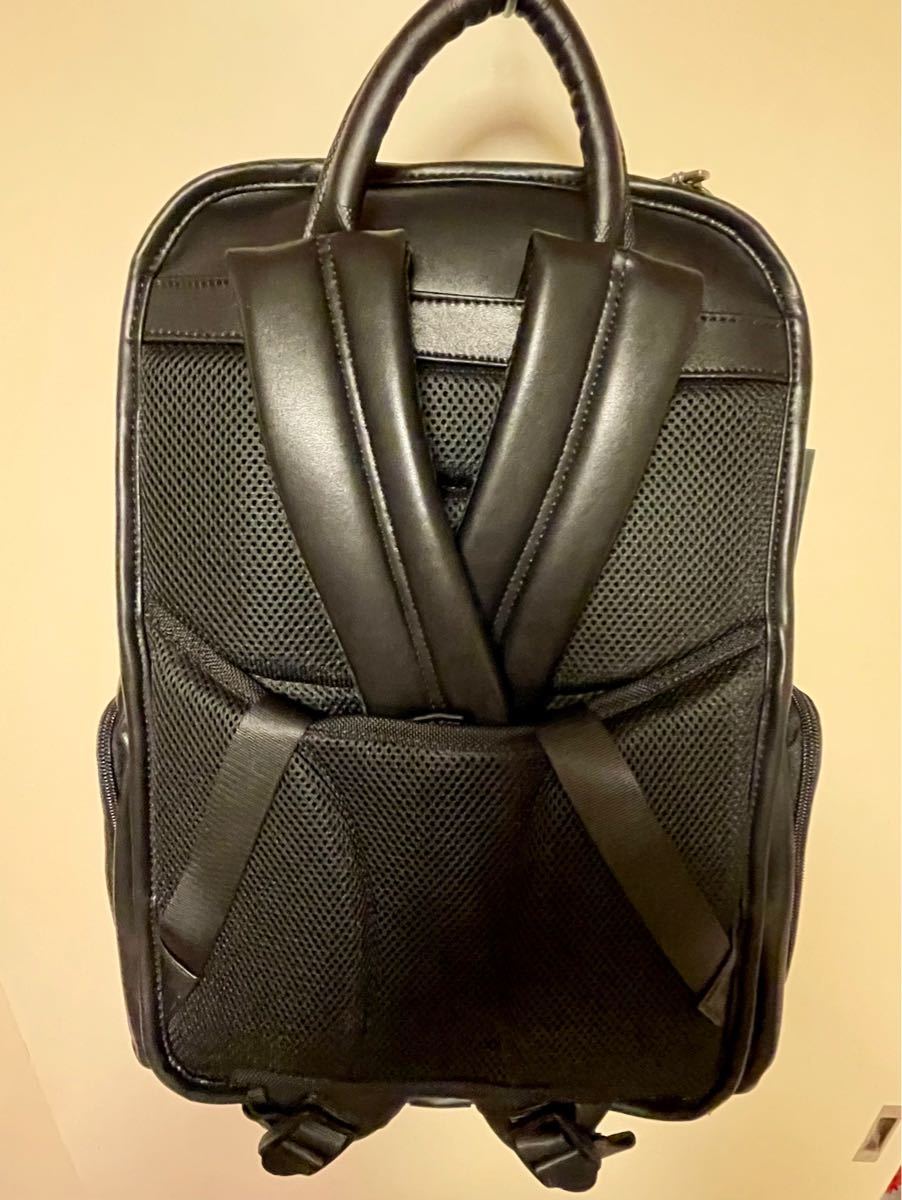 未使用】TUMI alpha3 オールレザー フラップパック-