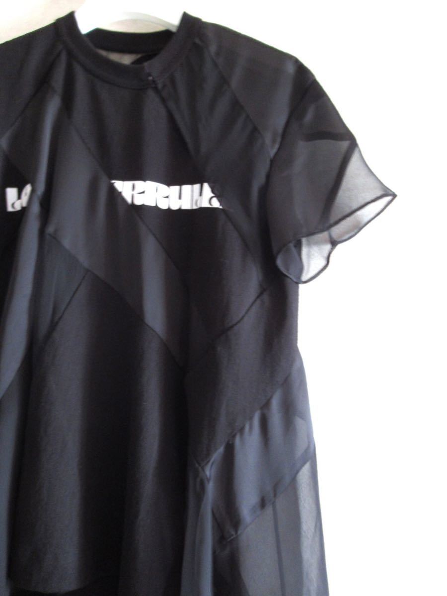 Sacai(サカイ) 19ss プリーツアシンメトリーシャツ レディース | www