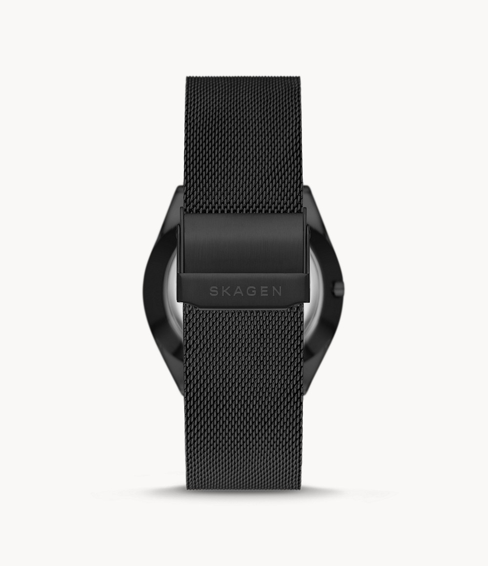 【正規品】スカーゲン SKAGEN GRENEN SOLAR ソーラーパワー ミッドナイト ステンレス メッシュ サステナブル 37mm SKW6837_画像2