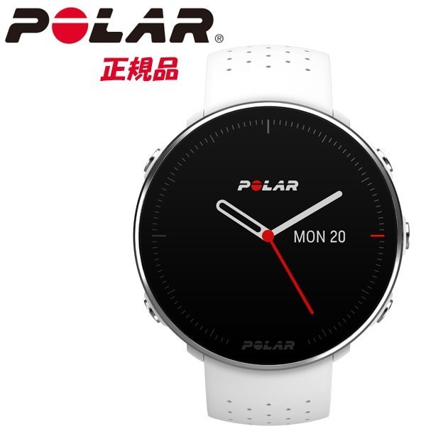 POLAR ポラール 高性能ランニング&マルチスポーツGPS時計 VANTAGE M WH ホワイト【国内正規品】 90069744 SMサイズ