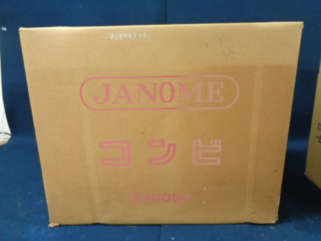 E01-0830 未使用品 ジャノメ ミシン コンビ 2300SX ロックミシン 蛇の目 JANOME Combi_画像1