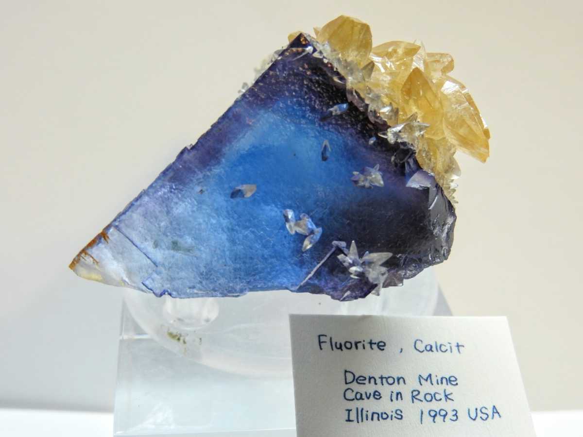 美結晶 フローライト カルサイト イリノイ 鉱物 鉱石 原石