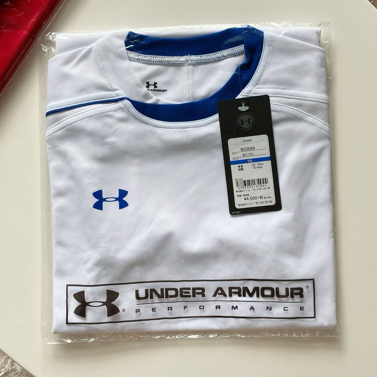 【新品】アンダーアーマー Tシャツ UAユースインティミデートショートスリ ボーイズ 160