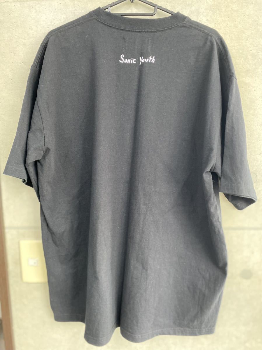 希少　Sonic Youth Tシャツ　サイズL ブラック　オフィシャル　ソニックユース　Tシャツ　ヴィンテージ_画像2