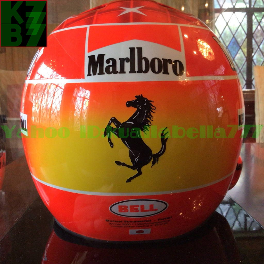 [ игрушка модель ] Ferrari F1japa потребности Grand Prix 2000 Michael * Schumacher подписан Marlboro Logo шлем копия BELL S70