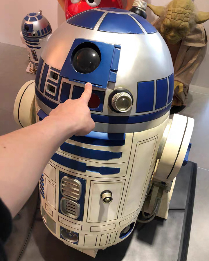 [ игрушка модель ]SIDESHOW STAR WARS R2-D2 LIFE-SIZE боковой shou Звездные войны R2-D2 первое поколение в натуральную величину фигурка популярный полимер модель ограниченая версия 1:1 scale S11