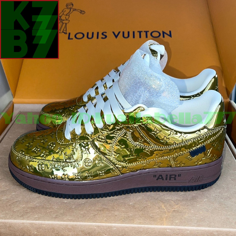 Tênis Nike Air Force Louis Vuitton Conforto Qualidade Masculino