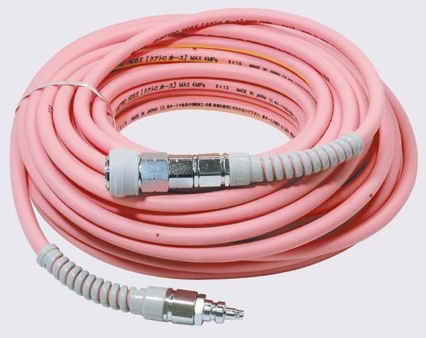 十川 高圧コンプレッサー用エアーホース 6.0×10.0mm 30m 高圧用 ※382626