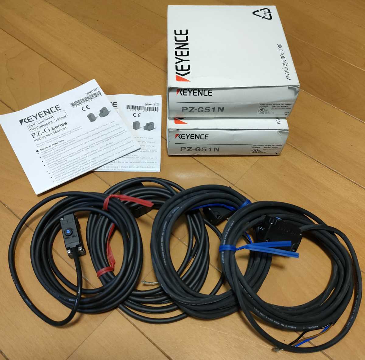 ◇未使用◇キーエンス アンプ内蔵型光電センサ PZ-G51N 2個セット ①