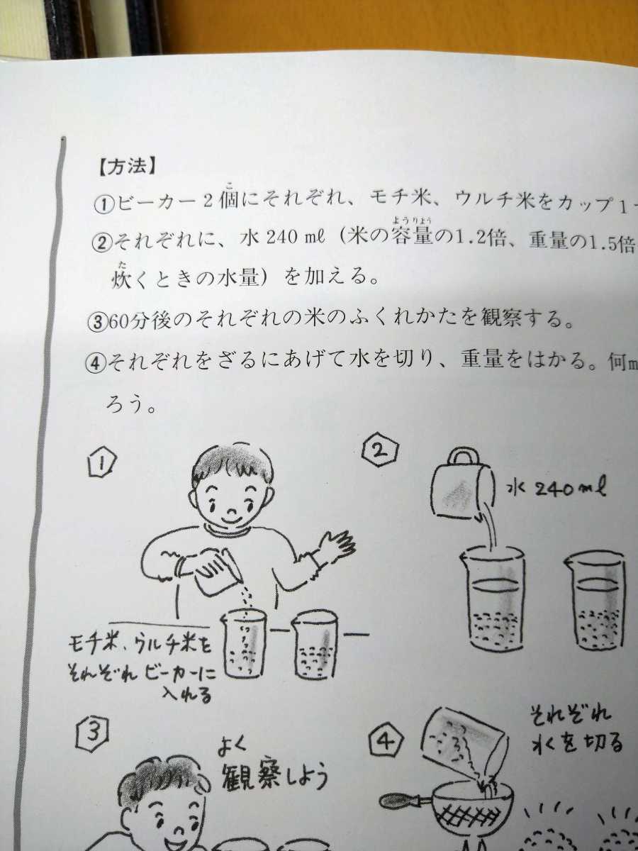 お米のひみつ （やさしい科学　たのしい料理と実験） 小竹千香子／著　永井泰子／絵　さえら書房　図書館廃棄本_画像3