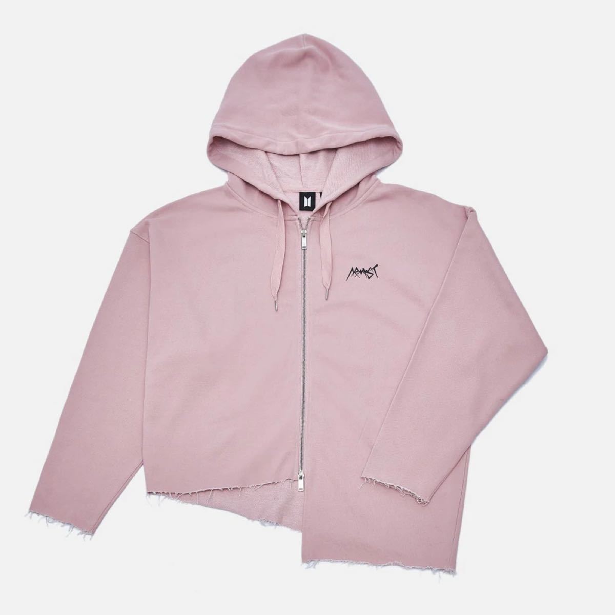 公式 ARMYST ZIP-UP HOODIE パーカー XL ピンク CD、レコード、音楽