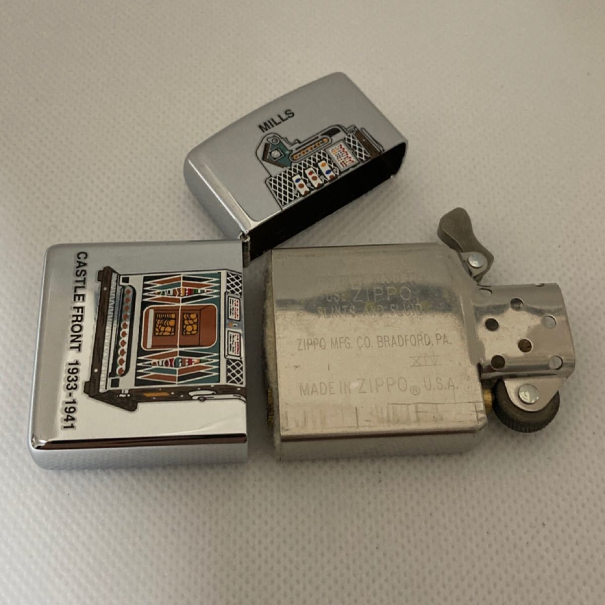 ZIPPOライター　MILLS CASTLE FRONT 1933-1941  激レア　未使用　美品　ケース付き　1998年製