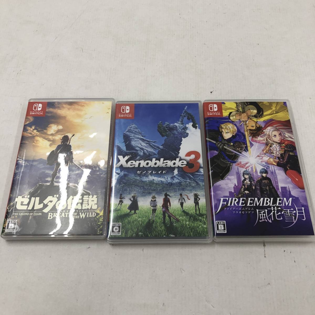 ゼルダ ゼノブレイド ファイアーエムブレム ソフト6個セット まとめ売り-