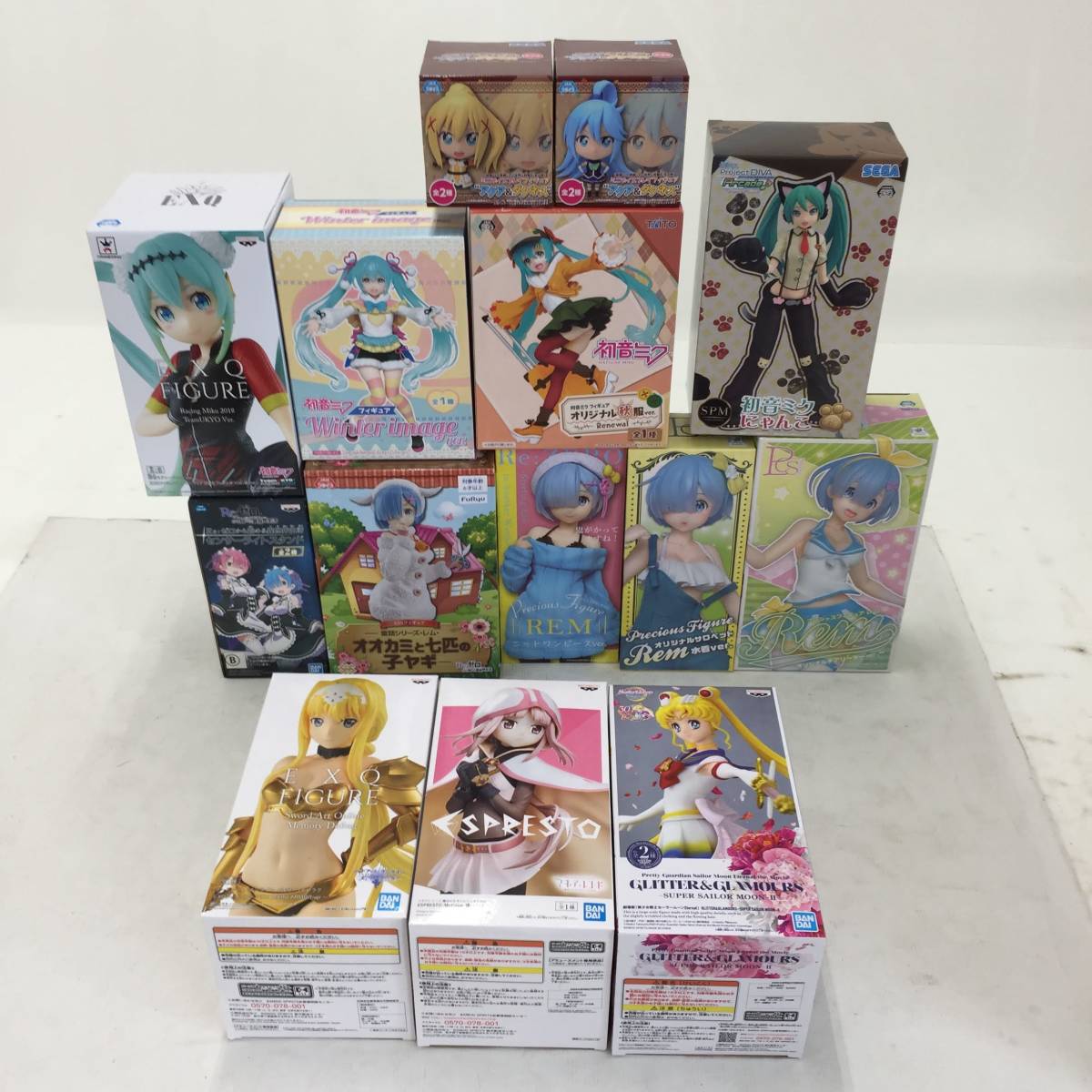 ヤフオク! - 美少女系 プライズフィギュアまとめ売り リゼロ/初音ミク/...