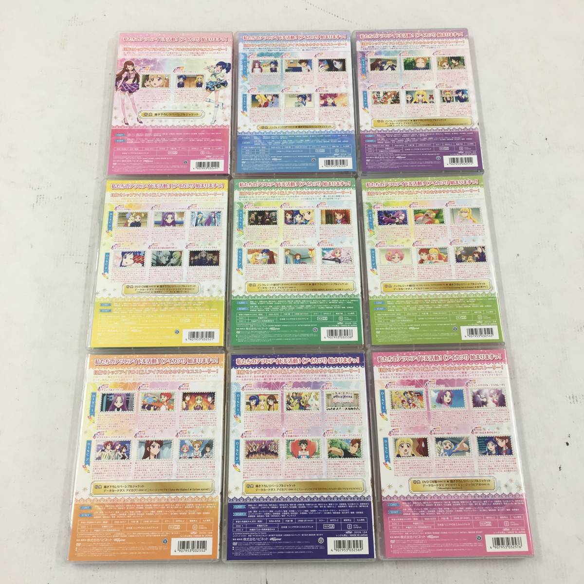 アイカツ! DVD全巻+その他DVD/カード/オフィシャルバインダー