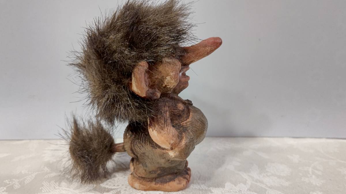 A ノルウェー製　トロール人形 11cm　 Nyform Troll #018 Handmade Figure from Norway_画像4