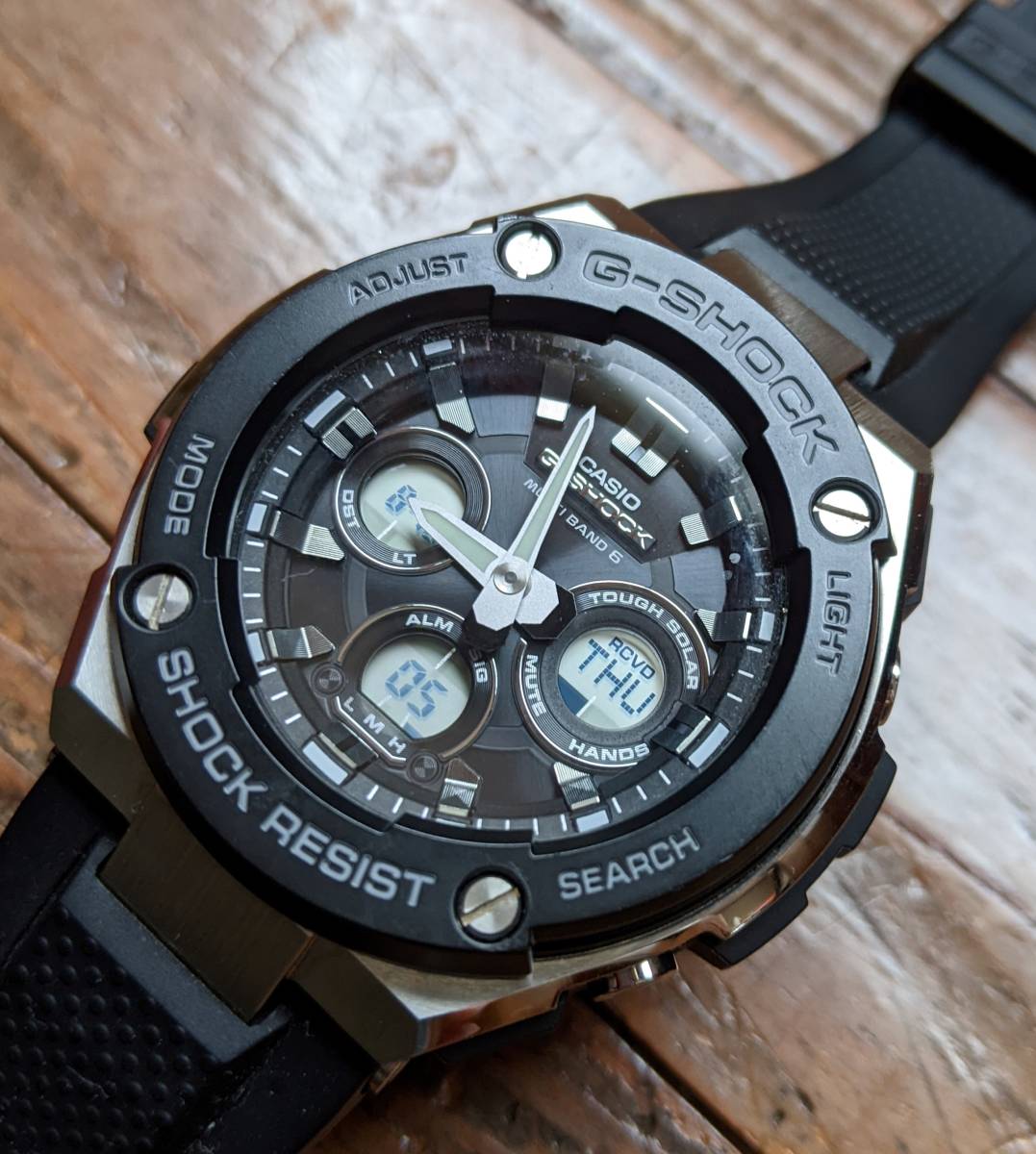 CASIO G-SHOCK ジーショック ソーラー腕時計 5524 GST-W300 G-STEEL