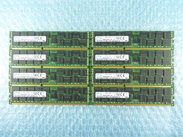 1MGB // 16GB 8枚セット 計128GB DDR3-1600 PC3-12800R Registered RDIMM 2Rx4 M393B2G70BH0-CK0 // Supermicro 815-6 取外_画像1