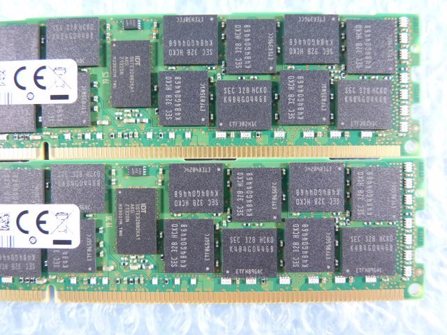 1MGD // 16GB 2 pieces set total 32GB DDR3-1600 PC3-12800R Registered RDIMM 2Rx4 M393B2G70BH0-CK0 // Supermicro 815-6 taking out 