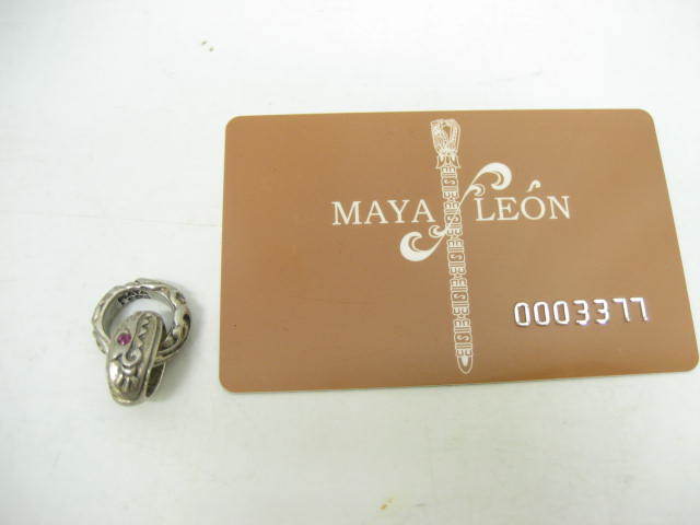 MAYALEONmayaliyon pendant top Stone necklace top SILVER925 silver silver 