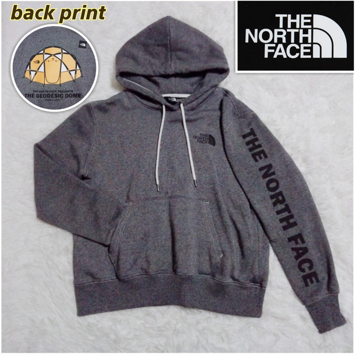 THE NORTH FACE ノースフェイス ビッグプリント プルオーバー パーカー