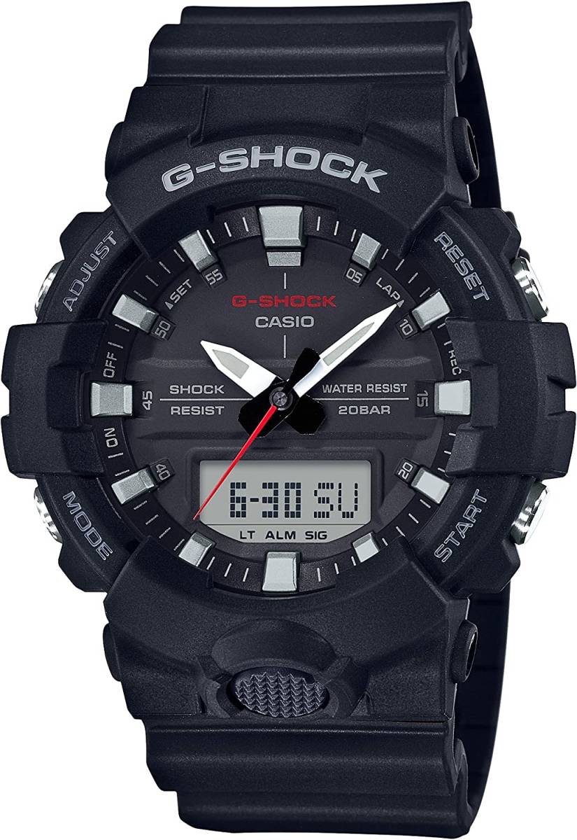 バーゲンで 【新品】カシオ Gショック GA-800-1AJF ブラック アナログ