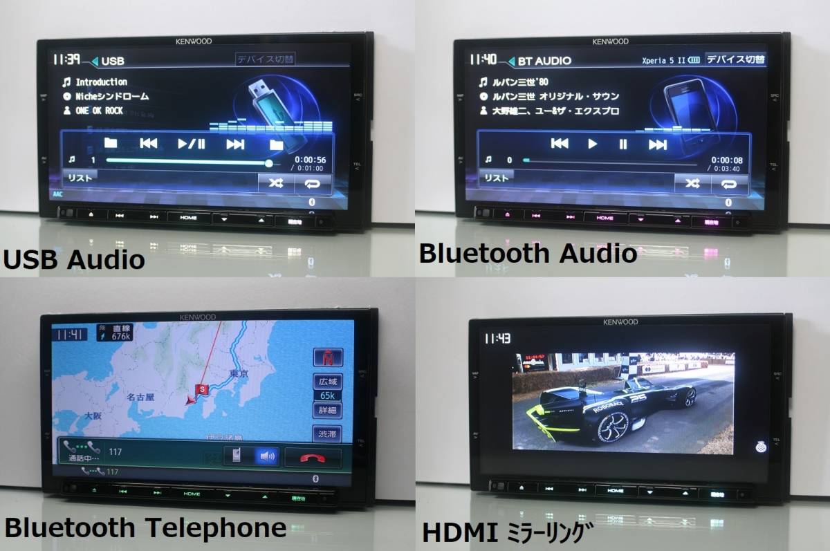 最上級Zシリーズ!彩速ナビMDV-Z701動作美品☆2022年1月道路開通地図