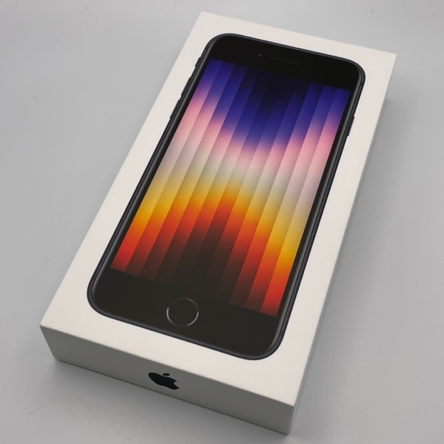 未開封品 Apple アップル iPhone SE 第3世代 64GB Midnight SIMロック