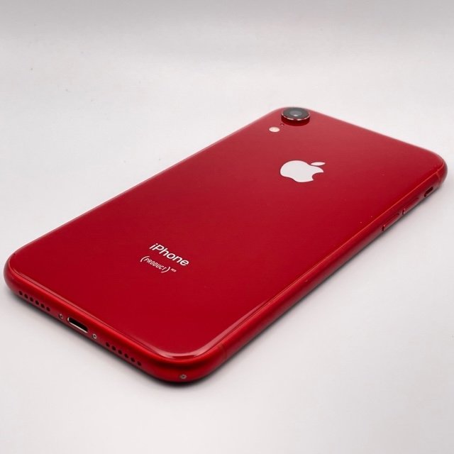品 Apple アップル iPhone XR 128GB PRODUCT RED SIMロック解除済み 