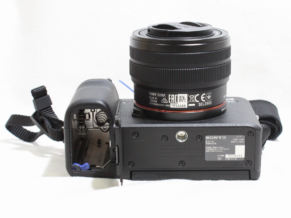 【中古商品】α7C ILCE-7C FE28-60mm F4-5.6レンズキット ブラック_画像6