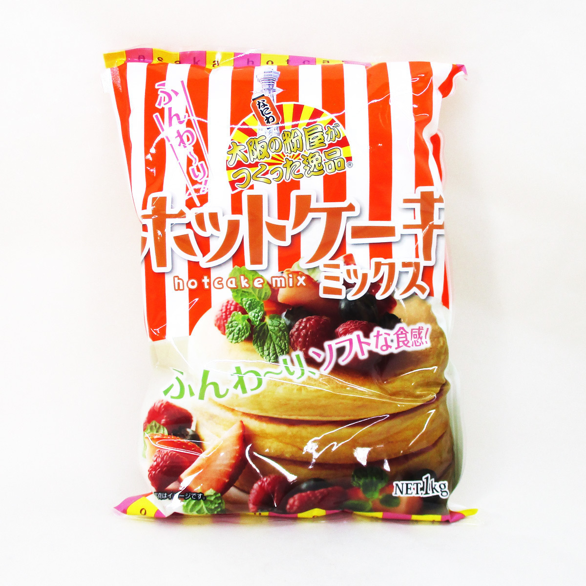 送料無料 ホットケーキ ミックス　大阪の粉屋がつくった逸品　１ＫＧｘ３袋/卸　ドーナッツ アメリカンドッグにも_画像3
