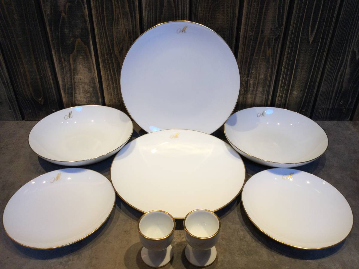 全商品オープニング価格 特別価格】 8点 ゴールドライン 美品 大倉陶園