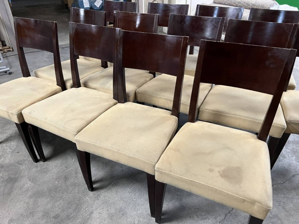 布椅子 26脚セット 中古 黄色 群馬 業務用家具 店舗用 飲食店 事務所 まとめ売り ダイニングチェア_画像2