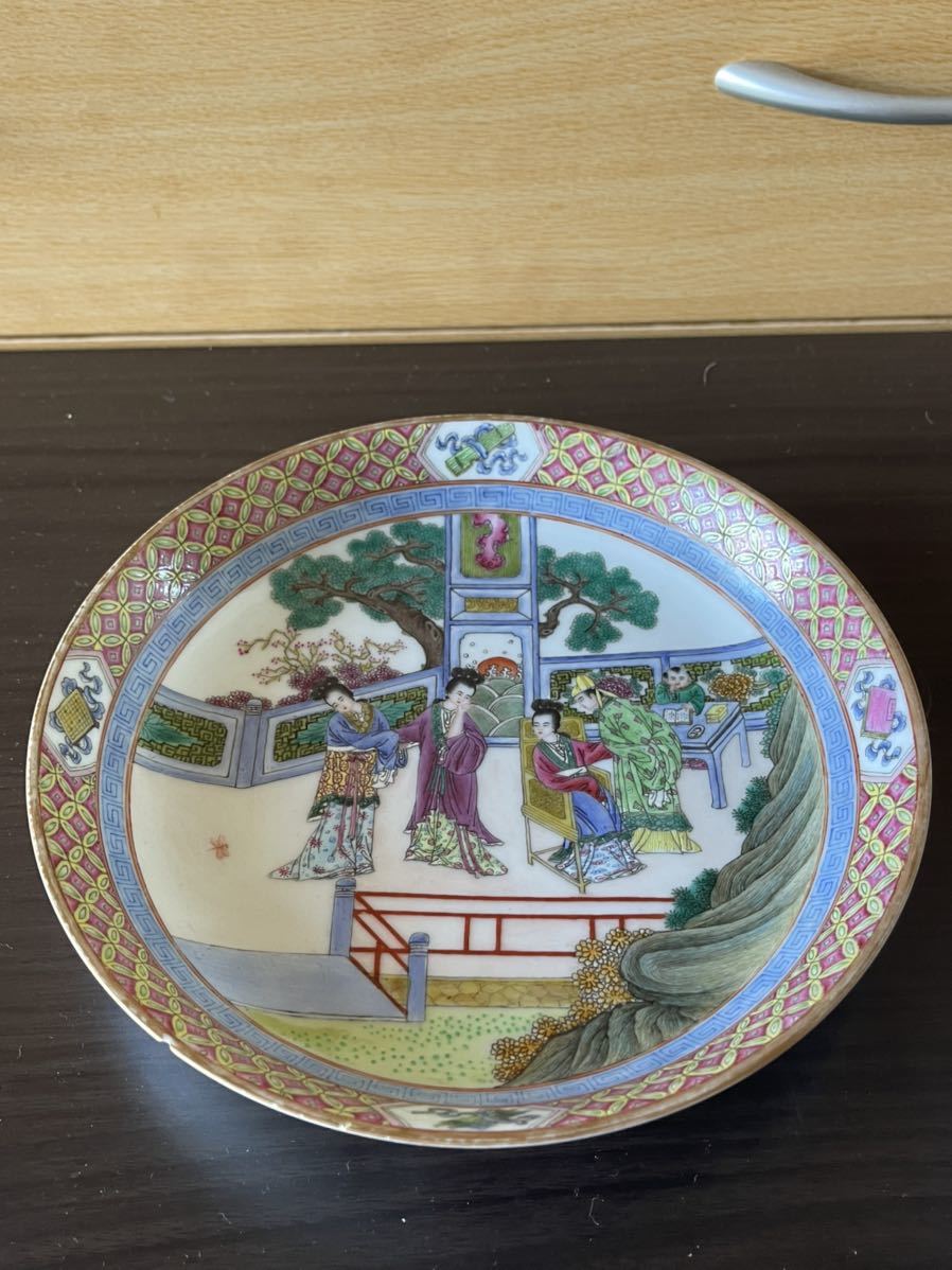 清代 中国 古美術 皿 骨董品-