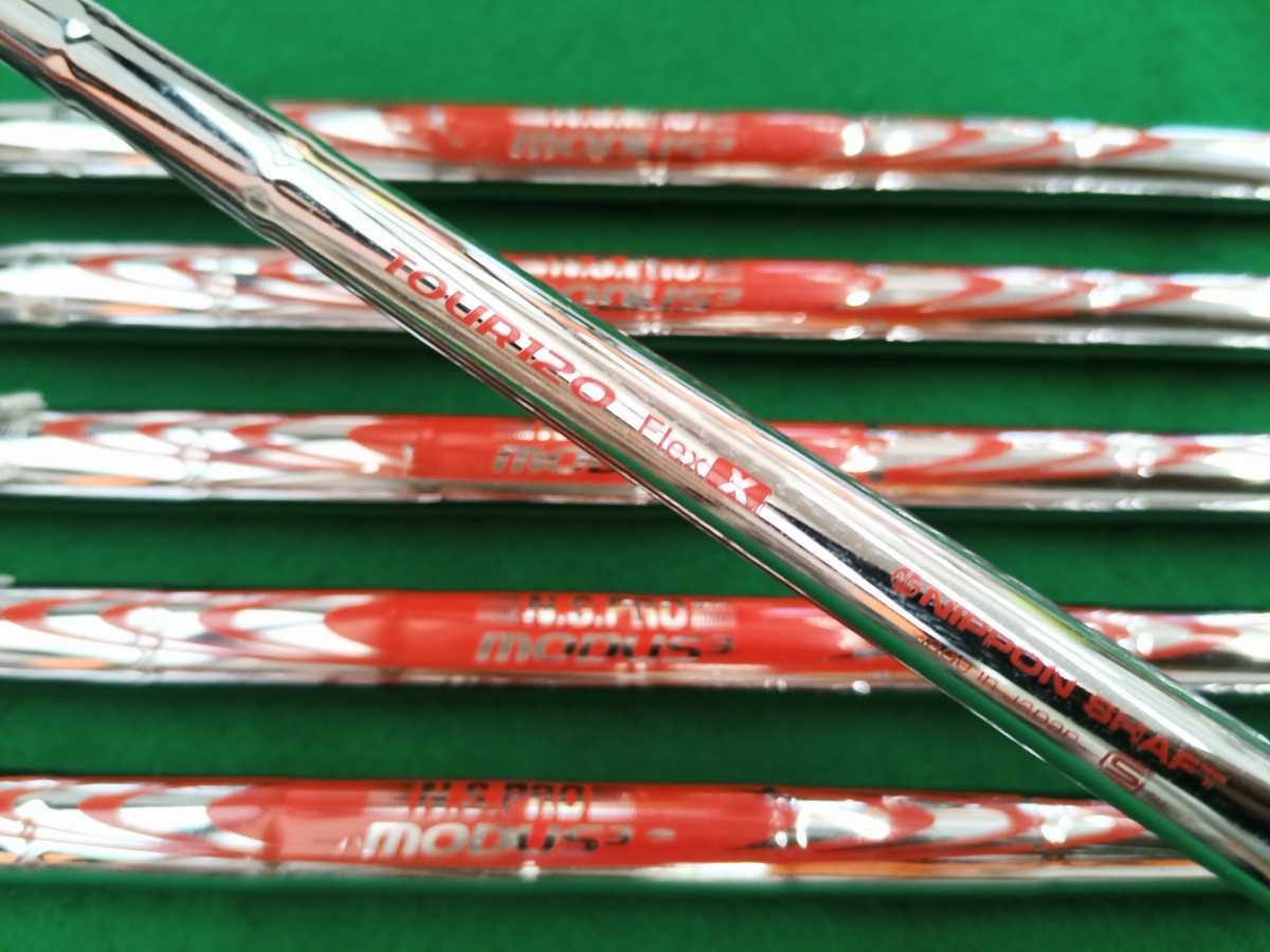 【05】【アイアンセット】【即決価格】【値下げ】ダンロップ SRIXON Z785(2018)/NSプロ MODUS 3 TOUR 120/5-9,P/硬さ X/メンズ 右_シャフトに擦り傷あり