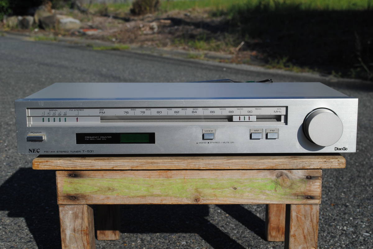  Showa era. name machine NEC FM AM Stereo Tuner tuner T531 430x260x80 millimeter 