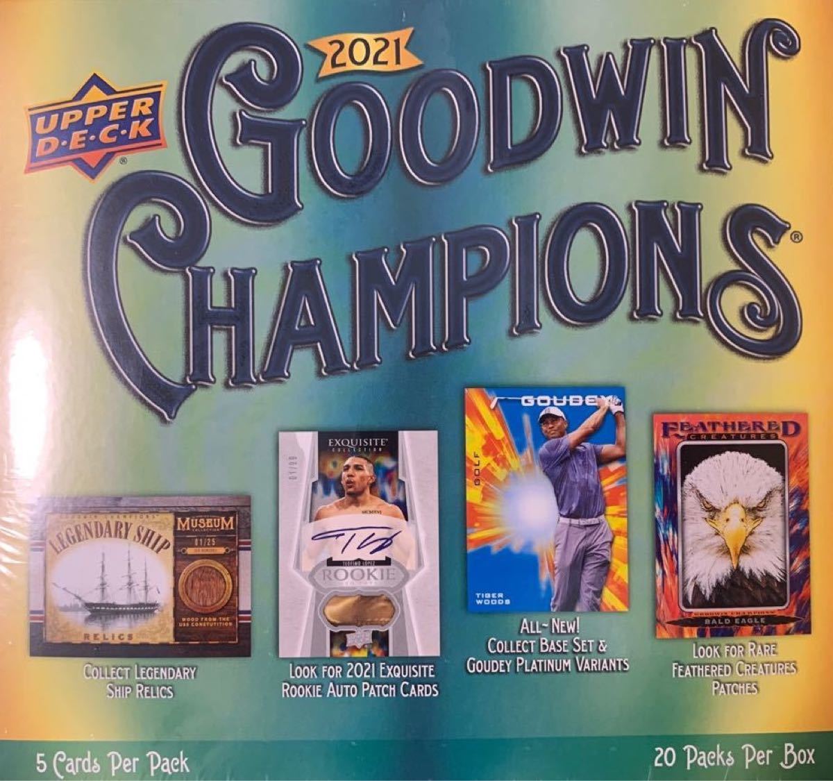 2021-22 UpperDeck Goodwin Champions 新品未開封box シュリンク付き