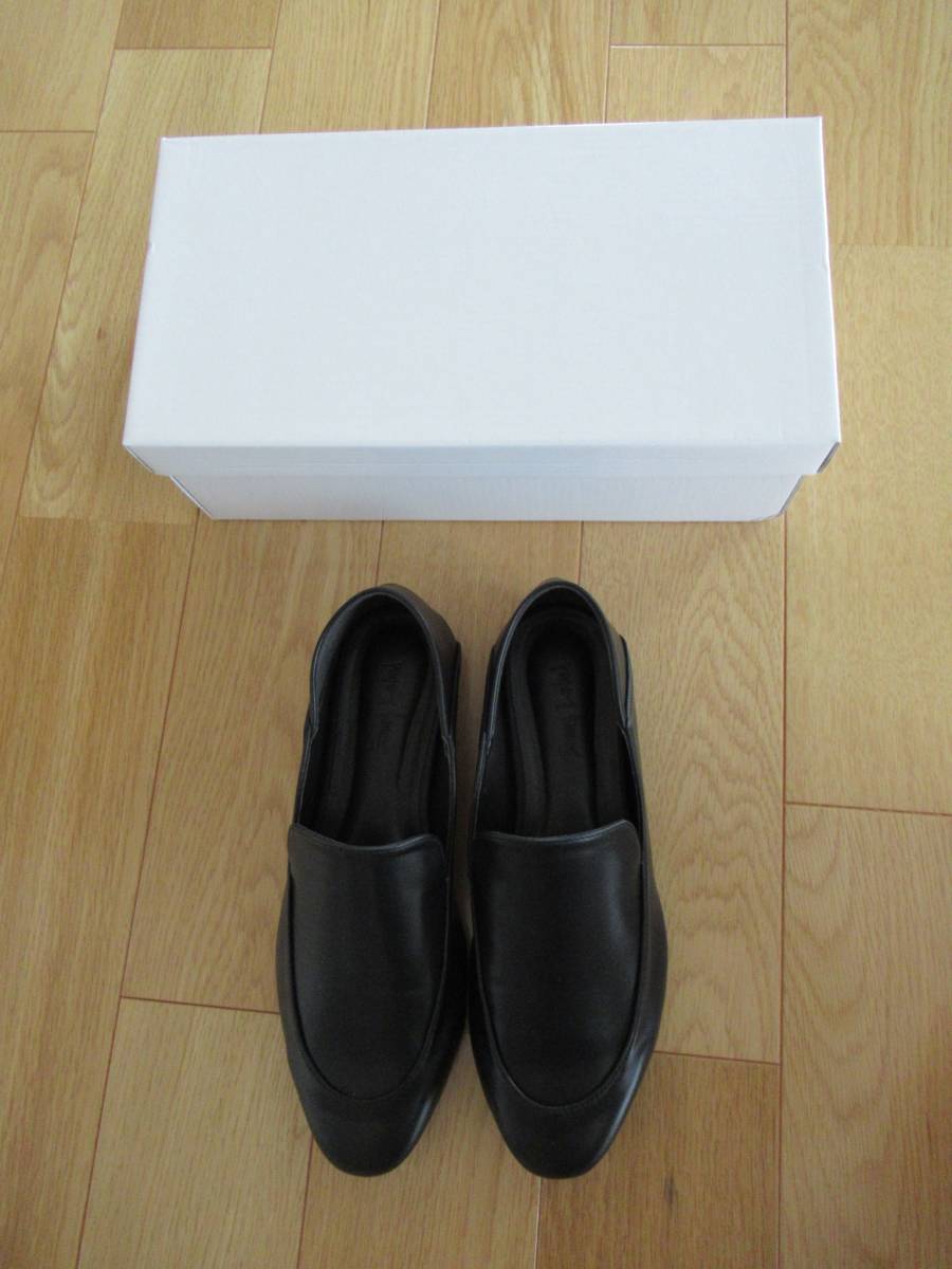  unused . close! [URBAN RESEARCH Sonny Label] soft leather Loafer black 23.5.