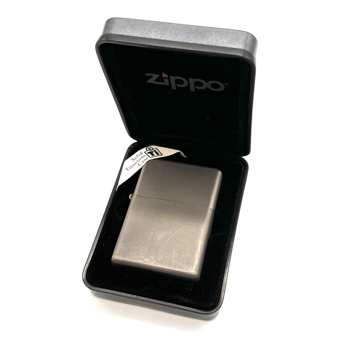 kaze様専用 ZIPPO ソリッドチタン 2003年製-
