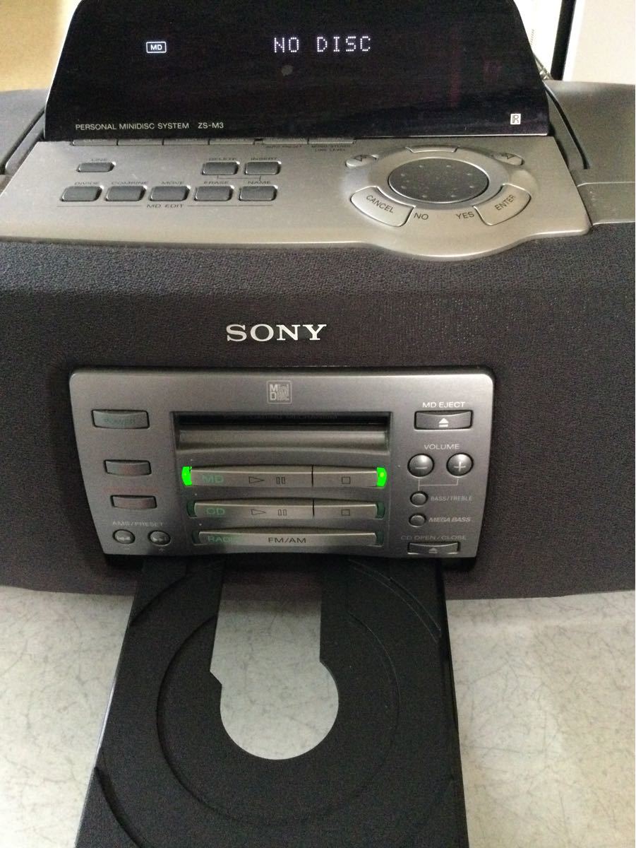 週末値下げ SONY ソニー MD CDラジカセ (MDIOエムディオ ZSーM3 週末値下げ SONY ソニー MD CDラジカセ (MDIOエムディオ ZSーM3